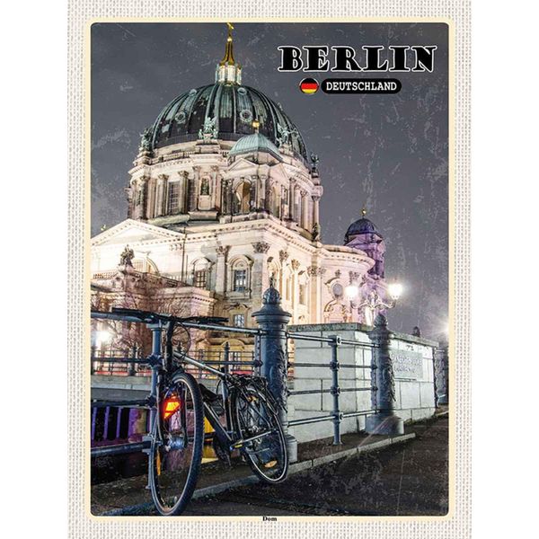 Vianmo Insegna In Legno 40X30 Cm Berlin Deutschland Dom Architektur-image