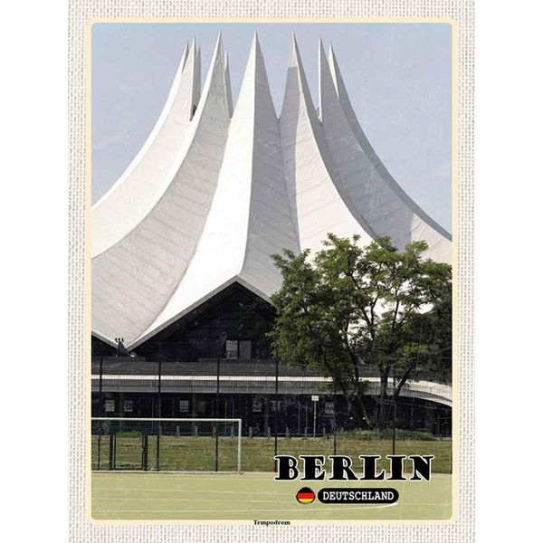 Vianmo Insegna In Legno 40X30 Cm Berlin Deutschland Tempodrom-image