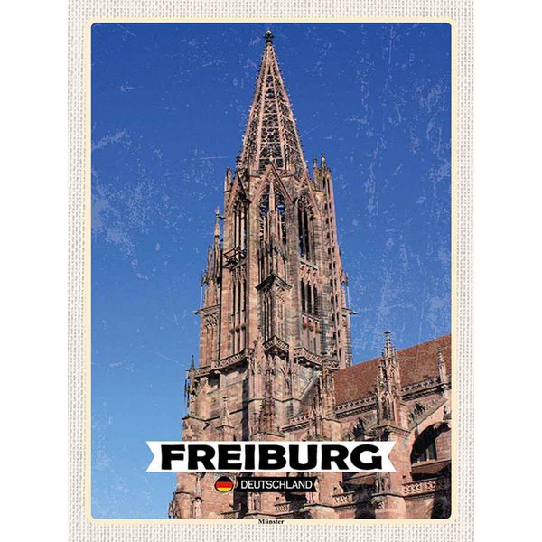 Vianmo Insegna In Legno 40X30 Cm Freiburg Deutschland MüNster Trip-image