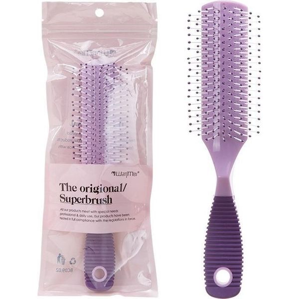 Inf Spazzola Massaggiante Viola Per Capelli - Massaggiatore Cuoio Capelluto & Districante-image