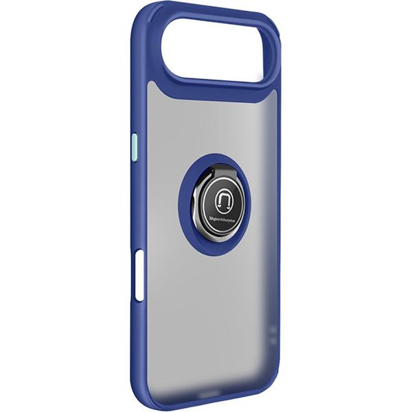 Avizar, Custodia Per Iphone Air Con Supporto Ad Anello E Attacco Magnetico, Blu-image