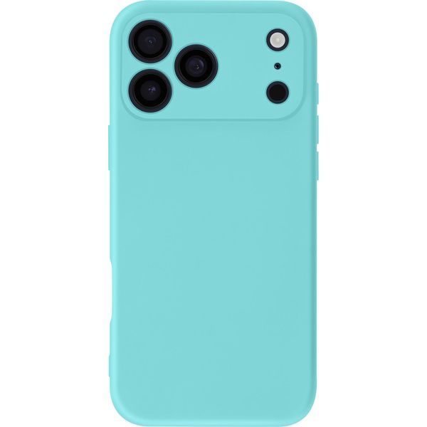 Avizar, Custodia Per Iphone 17 Pro Max Serie Smoothgrip In Silicone Soft-Touch, Blu Turchese-image
