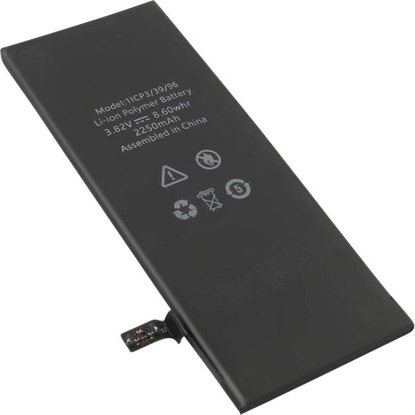 Avizar, Batteria Li-Polymer Iphone 6 2250Mah 3.82V, Nero-image