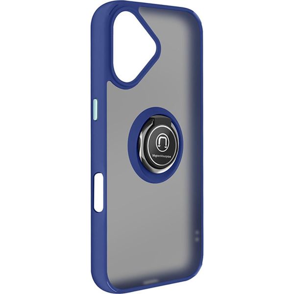 Avizar, Custodia Per Iphone 17 Con Supporto Ad Anello E Attacco Magnetico, Blu-image