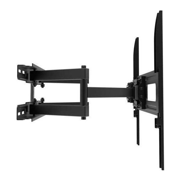 Unykach Supporto Per Tv/Monitor De Supporto A Parete Per Schermi Piatti E Curvi De 32-55 Pollici (Fino A 50 Kg), Inclinazione E Rotazione, Con Doppio Braccio De Full Motion, Vesa Max 400 X 400 Mm-image
