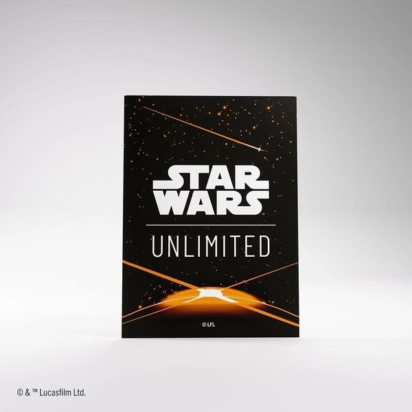 Manicotti Artistici Di Star Wars Unlimited - Retro Della Carta Arancione-image