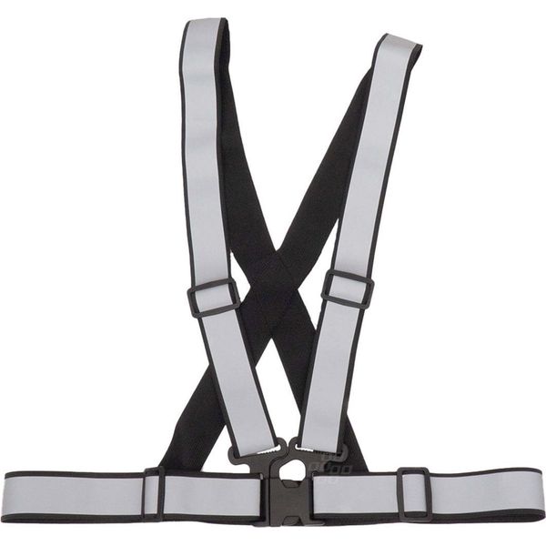 Gilet Di Sicurezza Riflettente Nero AMIO-03938 Per La Massima Visibilità-image