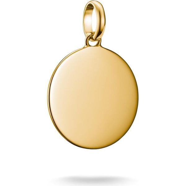 Ciondolo Charm Thomas Sabo Coin Grande Connect Placcato Oro-image