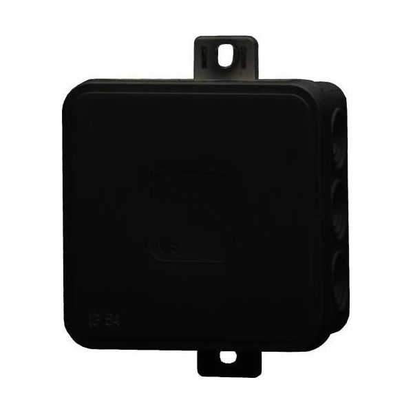 Scatola Ermetica V6, Termoplastica 85X85X41 IP54, Nero - Click, 12 Fori F1.0292-image