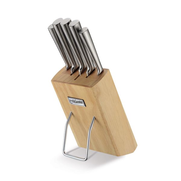 Set Di Coltelli, Set Completo Di 6 Pezzi Con Supporto Maestro MR-1429-image