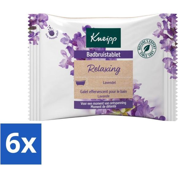 Kneipp - Compressa Bagno Doccia - Lavanda - Confezione Vantaggiosa - 6 Pezzi-image