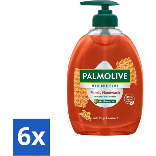 Palmolive - Igiene - Sapone Per Le Mani - Antibatterico E Fresco - 500 Ml - Confezione Risparmio - 6 Pezzi-image