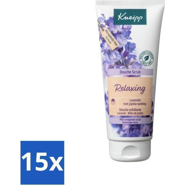 Kneipp - Gommage Doccia - Rilassante - Lavanda - Profumo Fiorito - 200 Ml - Confezione Vantaggiosa - 15 Pezzi-image