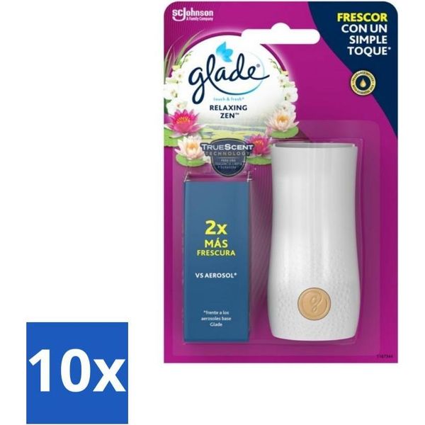 Glade - Touch & Fresh - Rilassante Zen - 10 Ml - Confezione Risparmio - 10 Pezzi-image