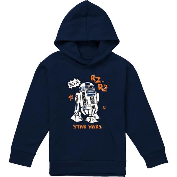 Star Wars - Felpa Con Cappuccio Per Bambini TV24485 (128) (Navy)-image
