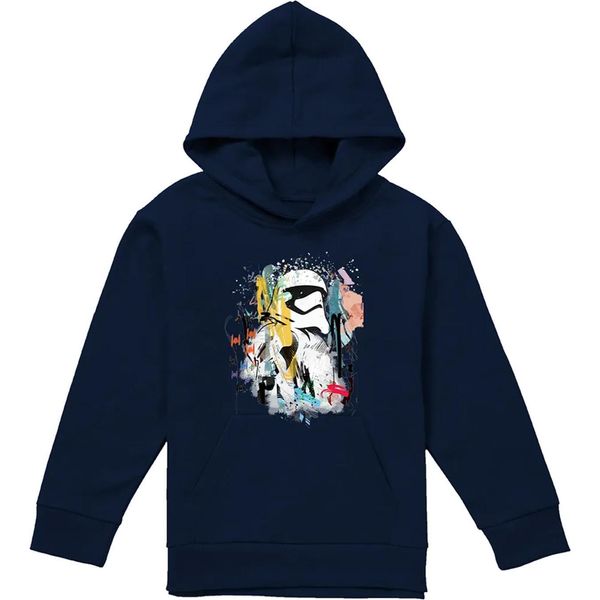 Star Wars - Felpa Con Cappuccio Per Bambini TV24520 (128) (Marina)-image