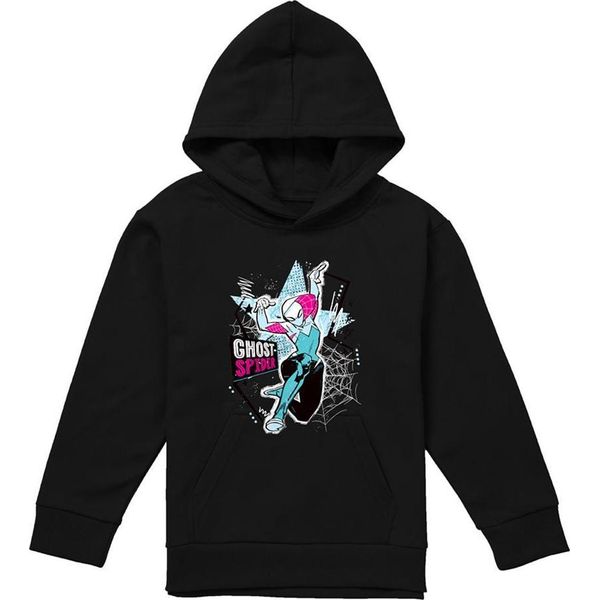 Spider-Man - Felpa Con Cappuccio Per Bambini, Pullover TV24656 (128) (Navy)-image