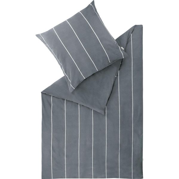 Esprit Biancheria Da Letto Invernale Flanell Antracite 135 X 200 Cm-image