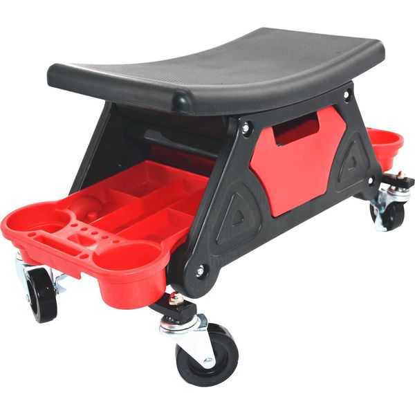 Luxtom | Sgabello Da Officina, Sgabello Rotante, 135 Kg, 640 X 335 X 390 Mm, Sedile Rotante Da Officina Portante, Sgabello Per Il Montaggio, Sgabello Da Garage, Sgabello Da Officina, Sedile Per Sedia Da Lavoro-image