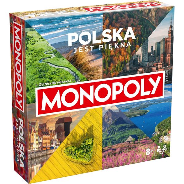 Il Gioco Da Tavolo Winning Moves Monopoly Polonia è Una Bellissima Edizione Quadrata-image