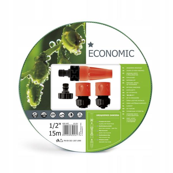 Set Di Tubi Flessibili Economici A 3 Strati Cellfast Da 1/2 Pollice 15 Metri-image