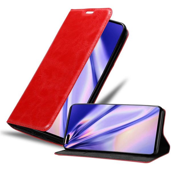 Cadorabo Custodia Per Huawei Mate 40 Pro Custodia Protettiva In Rosso Custodia Per Cellulare Cover Chiusura Magnetica-image