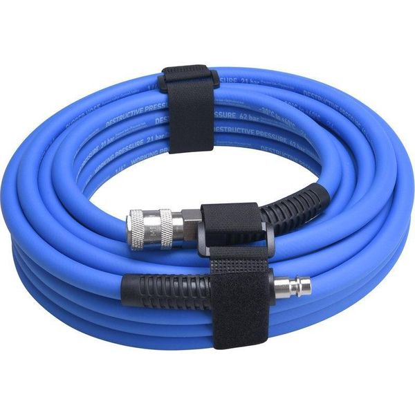 Tubo Aria Extol Premium (8865149) In Gomma, Con Attacchi Rapidi, 1/2", (13/19Mm), 10M"-image