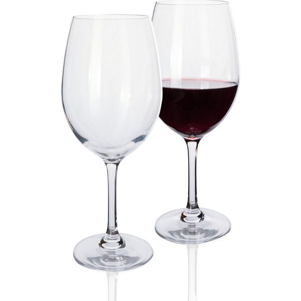 Moritz Tiamo Bicchieri Da Campeggio In Policarbonato 2 Pezzi Bicchieri Da Vino Rosso Infrangibili Bicchieri Da Vino Antigraffio 590 Ml Bicchieri Da Vino Rosso-image