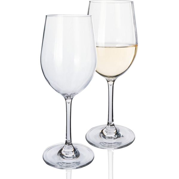 Moritz Tiamo Bicchieri Da Campeggio In Policarbonato 2 Pezzi Set Bicchieri Da Vino Bianchi Infrangibili Bicchieri Da Vino Antigraffio 350 Ml Bicchieri Da Vino Bianchi-image