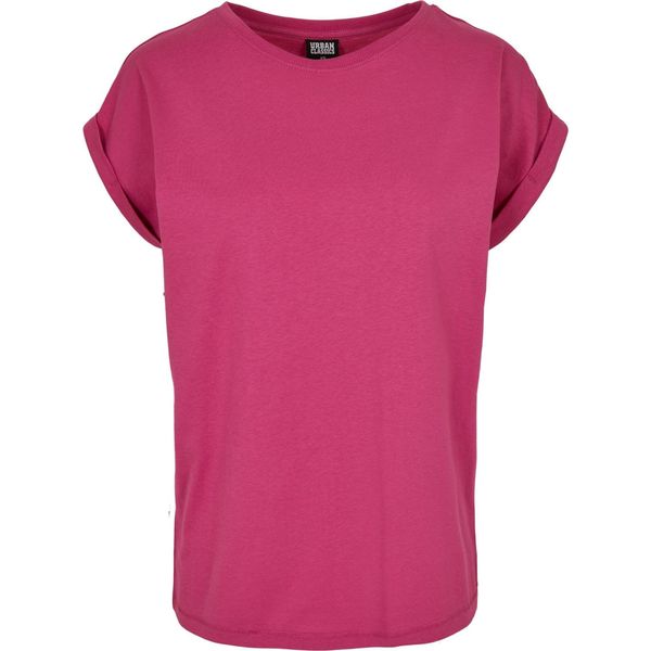 DáMské TričKo Urban Classics Ladies Extended Shoulder Tee Brightviolet - 3XL-image