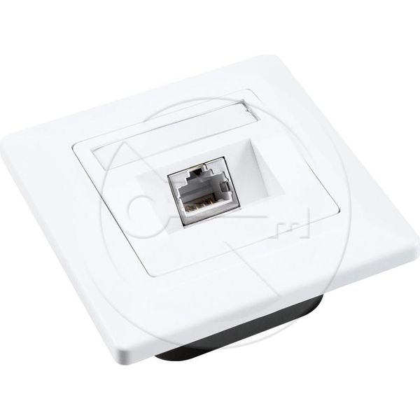 Solarix ZáSuvka Solarix CAT5E Stp 1 X RJ45 Pod OmíTku BíLá-image