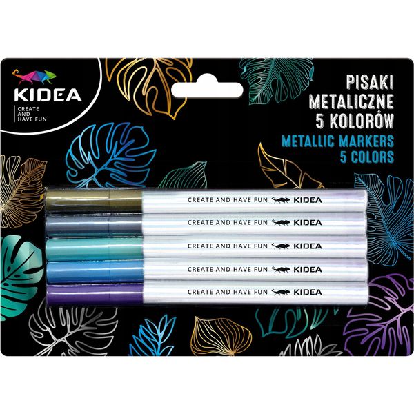 Penne Metallizzate 5 Colori PMA5KKA Kidea-image