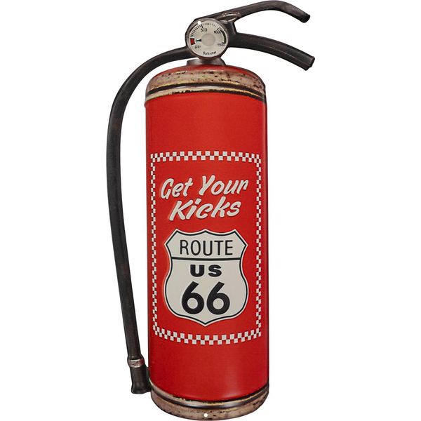 Cartello Di Latta Moritz 25 X 50 Cm Us Route 66 Estintore Fuoco Deco Cartello Di Metallo Retro Vintage Detti Divertenti-image