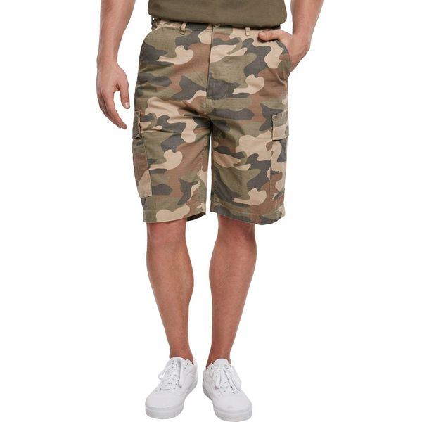 Brandit - Pantaloncini Bdu In Cotone Ripstop Camo Legno Chiaro - S-image