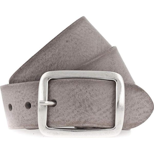 Vanzetti Pelle Cintura Genuine Beauty 40Mm Full Leather Belt W85 Mouse Gray Grigio-image