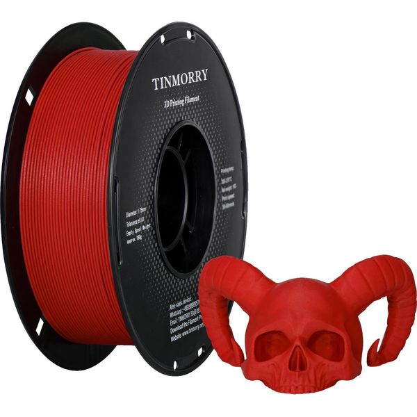 Filamento Per Stampa 3D, Petg Con Rinforzo In Fibra Di Vetro, Elevata Stabilità Dimensionale, PETG-GF Rosso-image