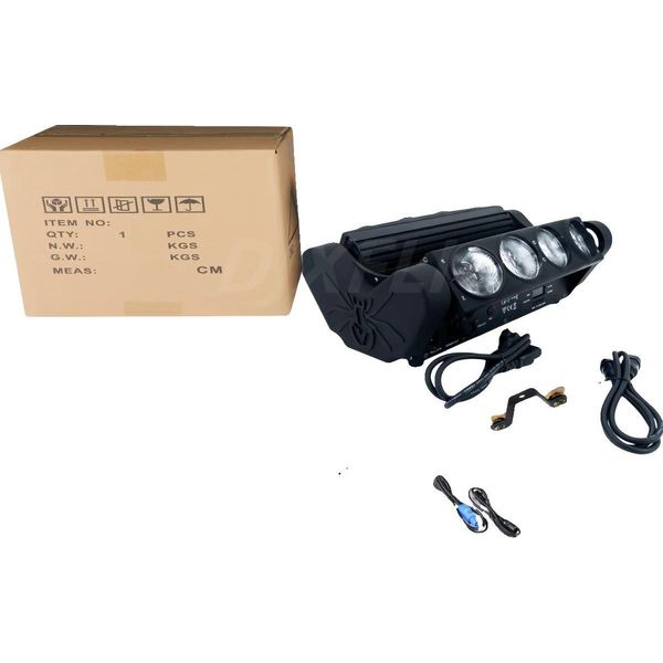 Testa Mobile, 8X15W Rgbw, Controllo Dmx, 1 Luce, Spina Ue-image