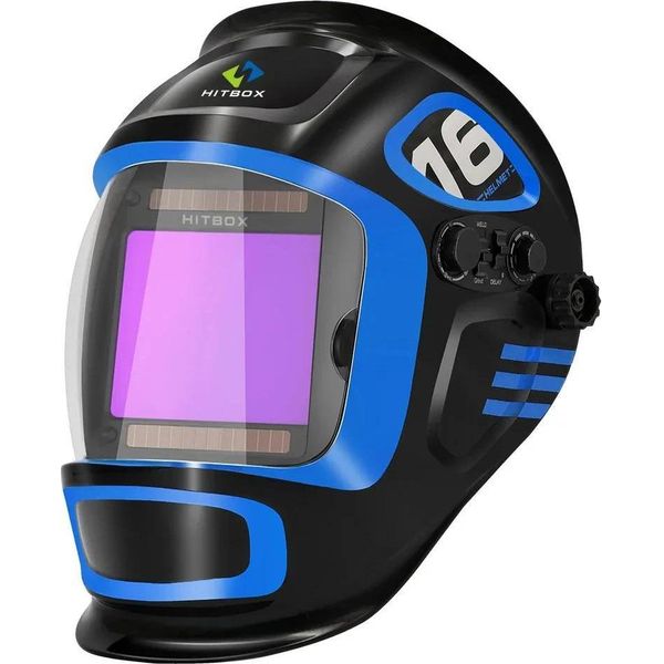 Casco Per Saldatura, Oscuramento Automatico, Alimentazione A Energia Solare, LY800F-image