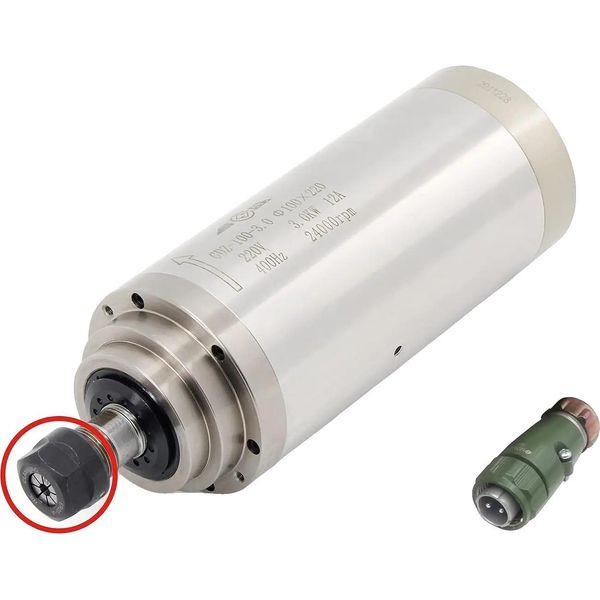Motore Mandrino Cnc Raffreddato Ad Acqua, Funzionamento Ad Alta Velocità, Sistema Di Raffreddamento Efficiente, Solo Mandrino-image