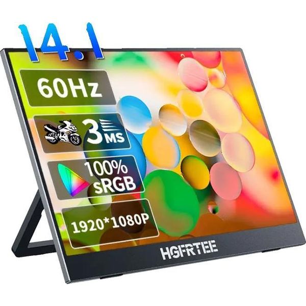 Monitor Portatile, Risoluzione 1920X1200, Display Da 14,1 Pollici, B141-SZFO6L1-image