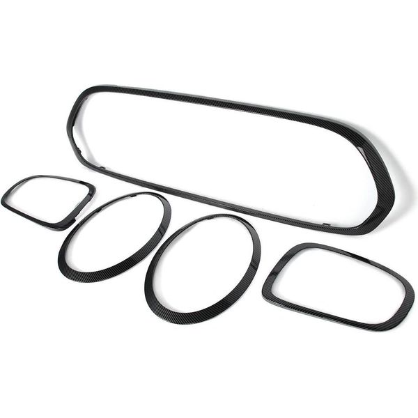 Copertura Per Fendinebbia, Look Fibra Di Carbonio, Facile Installazione, Look Carbonio-image