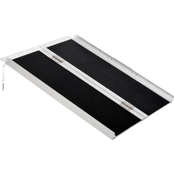 Rampa Per Sedie A Rotelle, Elevata Capacità Di Carico, Design Pieghevole, 150 Mm-image
