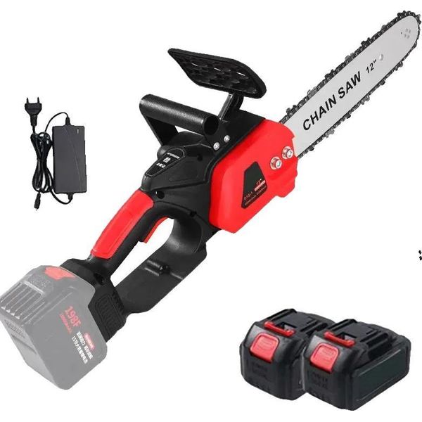 Motosega Elettrica, Design A Batteria, Taglio Ad Alta Velocità, Con 2 Batterie-image