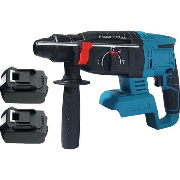 Trapano Elettrico A Percussione, Motore Brushless, Funzionalità Versatile, 2 Batterie-image
