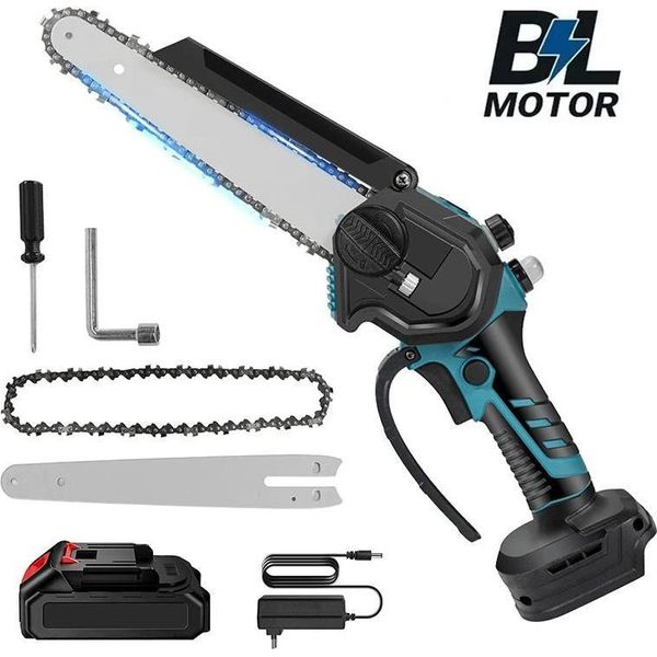 Motosega Elettrica, Motore Senza Spazzole, Design A Batteria, Con 1Xbatteria-image