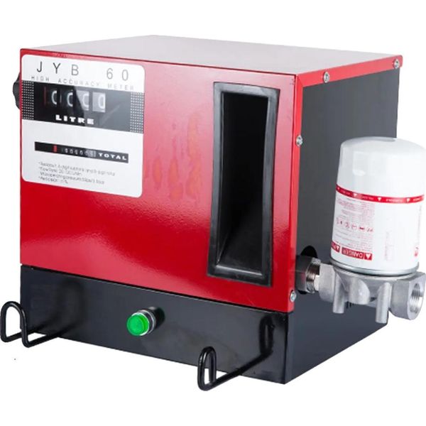 Pompa Diesel Autoadescante, Portata Massima 60 L/Min, Design Facile Da Usare, Rosso-image