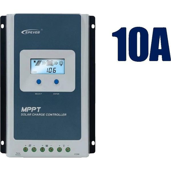 Regolatore Di Carica Solare, Tecnologia Mppt, Display Lcd Di Facile Utilizzo, 10A - Tracer1210Ang3, 12V 24V-image