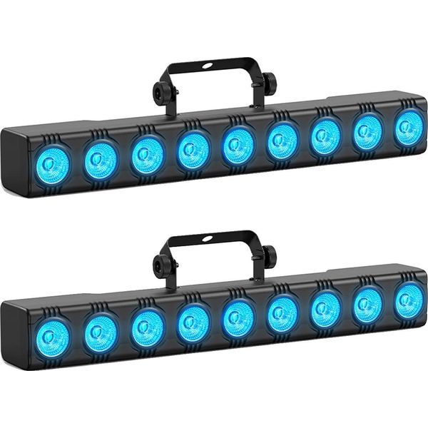 Effetto Faretto Da Palcoscenico, Multicolore Rgbw, Opzioni Di Controllo Dinamico, 2PCS, Spina Ue-image
