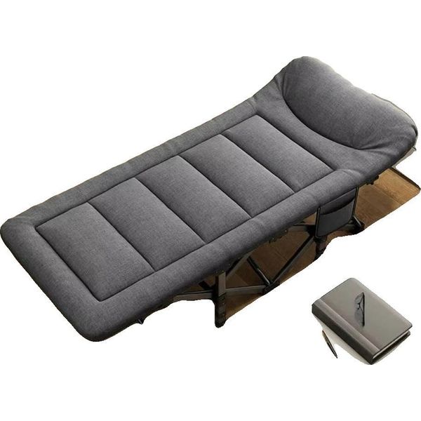 Letto Pieghevole, Design Leggero, Capacità Di Carico 200 Kg, Grigio Chiaro-image