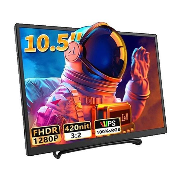 Monitor Portatile, 10,5 Pollici, Risoluzione 1920 X 1200, Frequenza Di Aggiornamento 60 Hz, HDR10, Tempo Di Risposta 3 Ms-image
